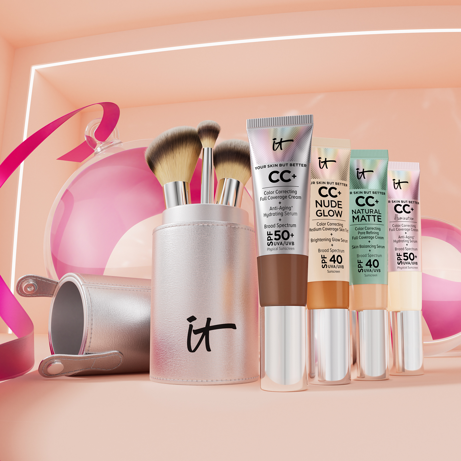 HL H24 3 PIECE BRUSH SET (SET DE BROCHAS DE MAQUILLAJE)